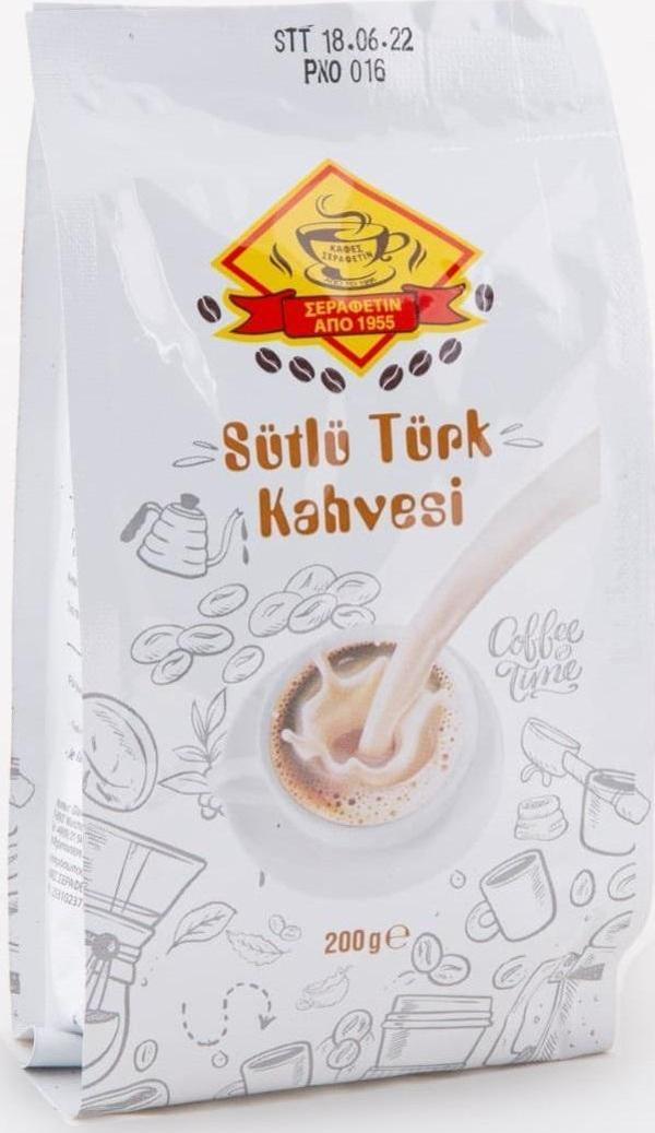 Meskahve Gümülcine Harmanı Sekiz Çekirdek Karışımlı Orta Kavrulmuş Hacı Şerafettin Gümülcine Komotini Sütlü Türk Kahvesi 200Gr - Image 1