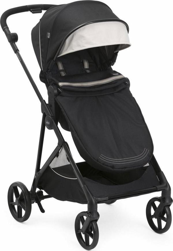 Chicco Seety Çift Yönlü Bebek Arabası - Etna Black - Image 1