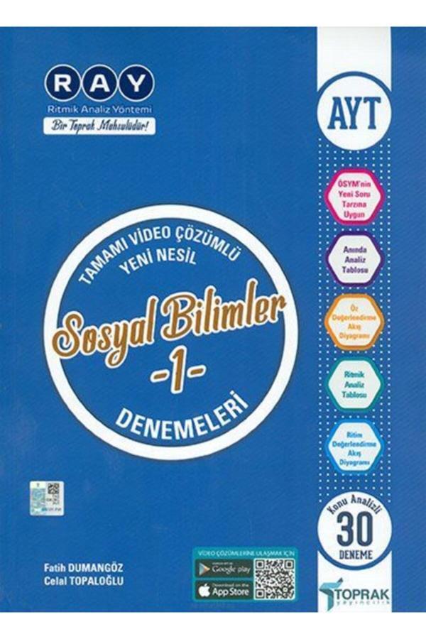 Toprak Ayt Sosyal Bilimler-1 Deneme Kitabı - Toprak Yayınları - Image 1