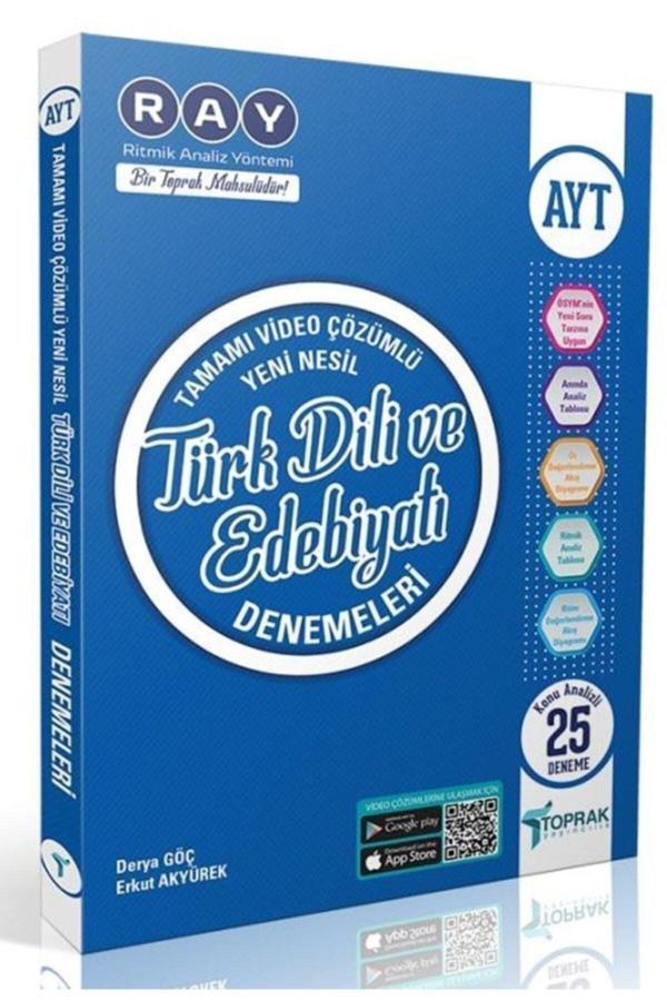 Toprak Ayt Türk Dili Ve Edebiyatı Deneme Kitabı (25'Li) - Toprak Yayınları - Image 1