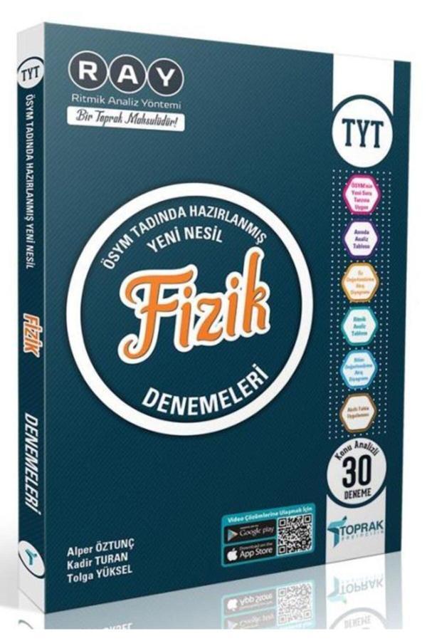 Toprak Tyt Fizik Deneme Kitabı (30'Lu) - Toprak Yayınları - Image 1