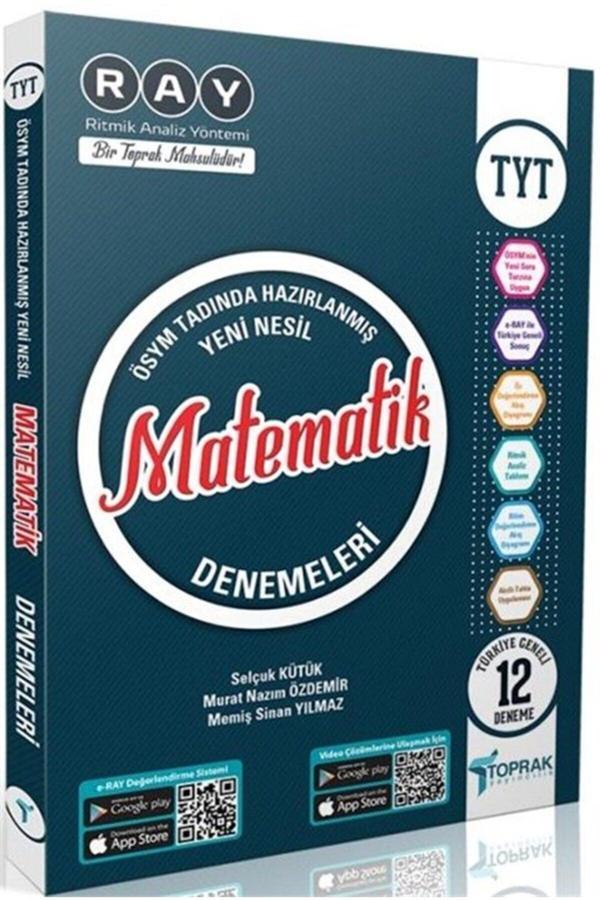 Toprak Tyt Matematik Deneme Kitabı (12'Li) - Toprak Yayınları - Image 1