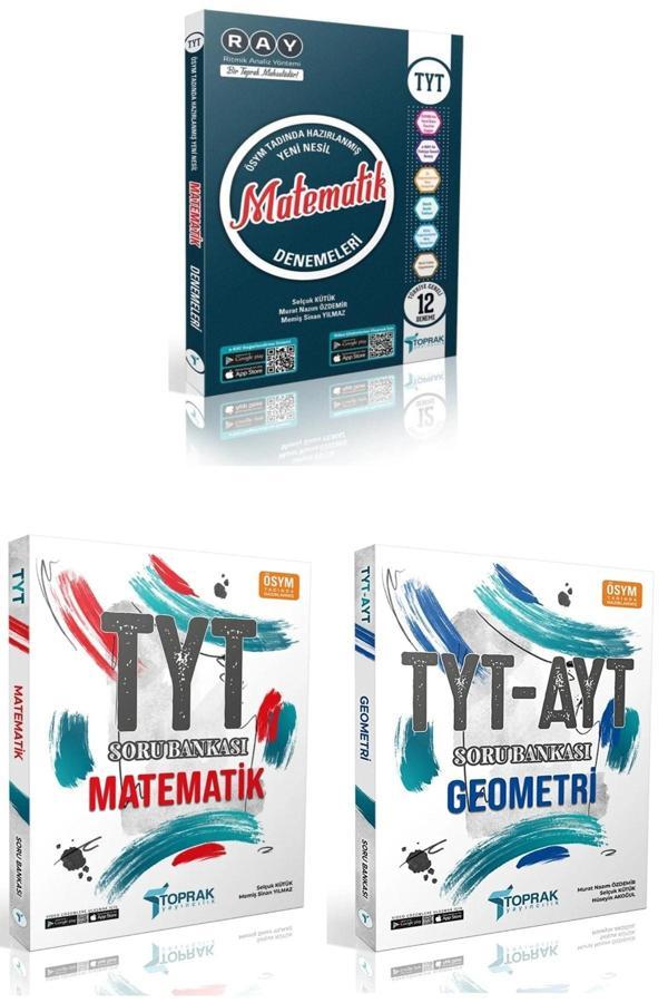 TOPRAK TYT MATEMATİK DENEME VE SORU BANKASI - TYT AYT GEOMETRİ SORU BANKASI - Toprak Yayınları - Image 1