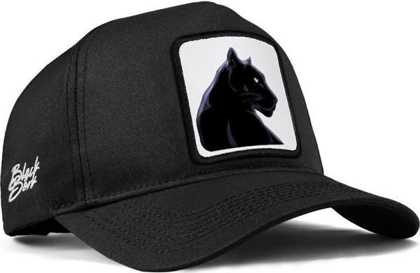 Black Börk V1 Panter Logolu Siyah Beyzbol Şapka - Image 1