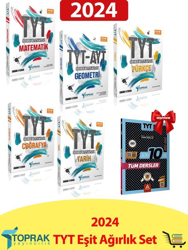 TYT Eşit Ağırlık Soru Bankası Seti Hediyeli! - Toprak Yayınları - Image 1