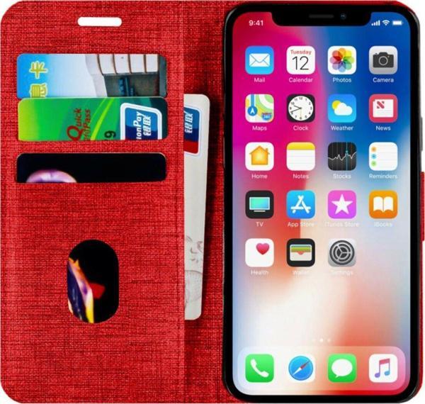 Buway Samsung Galaxy A8 (2018) Kartvizitli Cüzdan Kılıf - Image 1