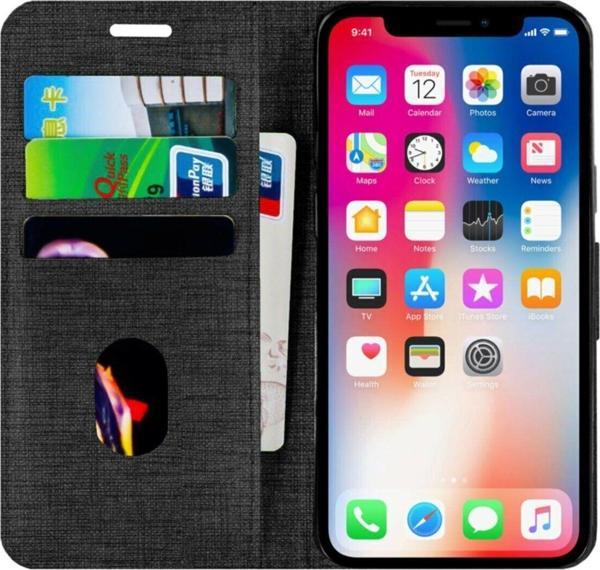 Buway Samsung Galaxy A8 Plus 2018 Kartvizitli Cüzdan Kılıf - Image 1