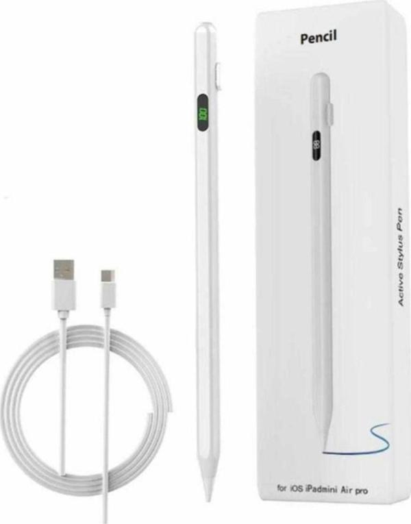Uk Apple Pencil Pro 11 İnç 3.Nesil A2377 A2459 Uyumlu Dokunmatik Tablet Çizim Kalemi - Image 1