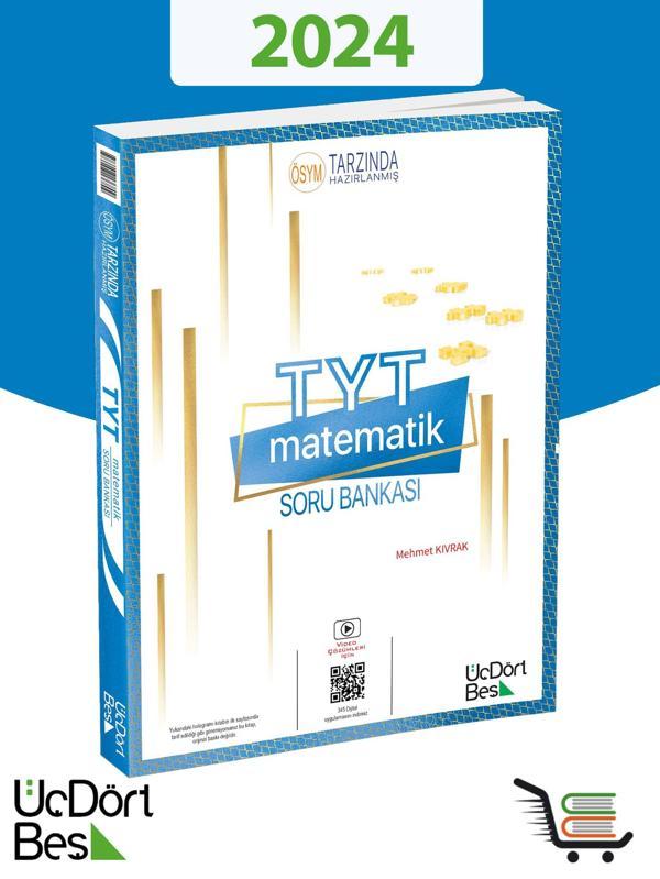 345 TYT Matematik 2024 Model Soru Bankası  - Üç Dört Beş Yayınları - Image 1