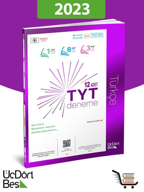 345-2023 Model-TYT 12'li Türkçe Denemesi - Üç Dört Beş Yayınları - Image 1