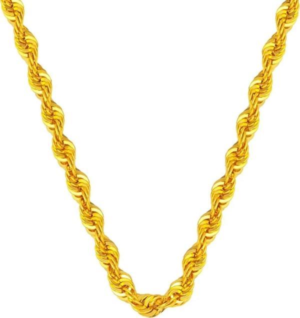 Burgu Halat 50 cm 14 Ayar Zincir Kolye ZKU182 - Image 1