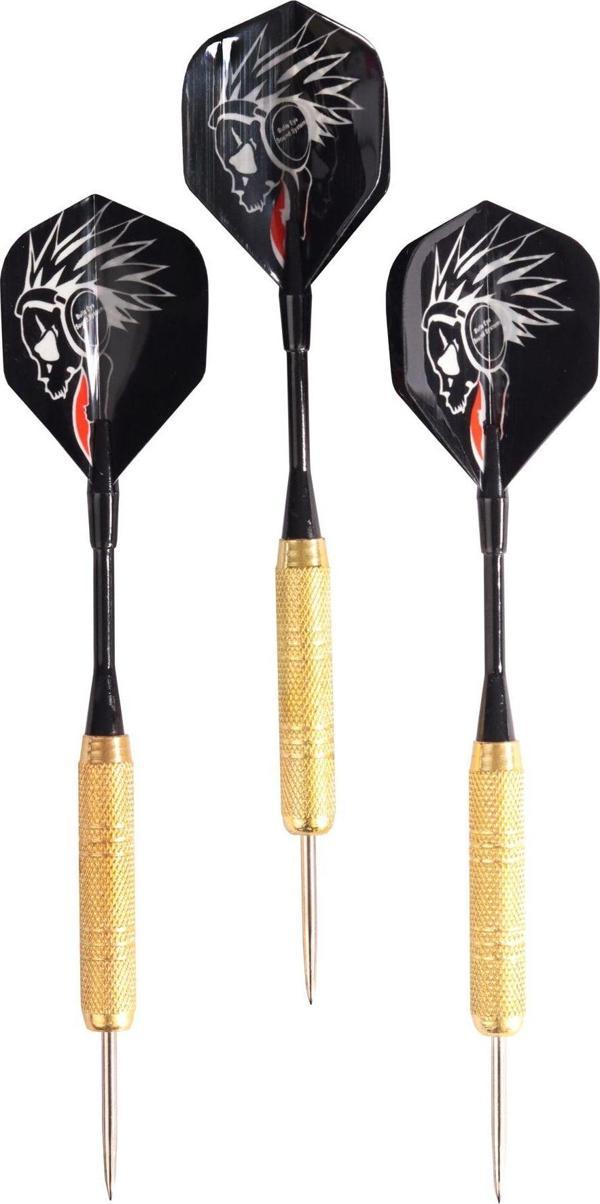 Delta 18 Gr. Dart Oku (3’lü Set) - Çelik Uç + Pirinç Gövde + Renkli Kanat - Dart Oku Seti - Image 1
