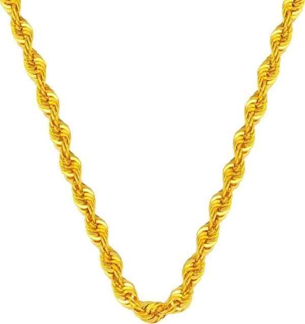 Burgu Halat 60 cm 14 Ayar Zincir Kolye ZKU192 - Image 1
