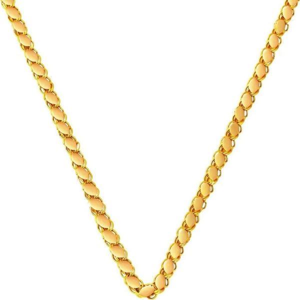 Pullu 14 Ayar 55 cm Halep Zincir Kolye ZKU222 - Image 1
