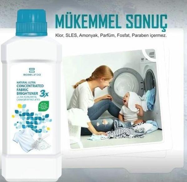3X KONSANTRE ÇAMAŞIR, TÜL, PERDE, BEYAZLATICI LEKE ÇIKARICI - Image 1