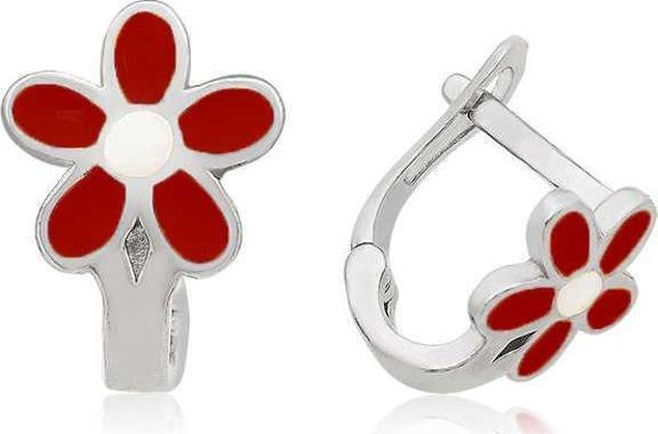 Gümüş Çiçek Çocuk Küpesi SL3118 - Image 1