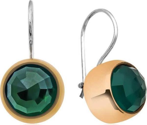 Gümüş Otantik Zümrüt Küpe SL2087 - Image 1