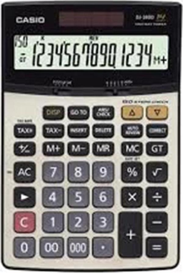 Casio DJ-240D Plus İşlem Kontrollü 14 Hane Masa Üstü Hesap Makinesi - Image 1