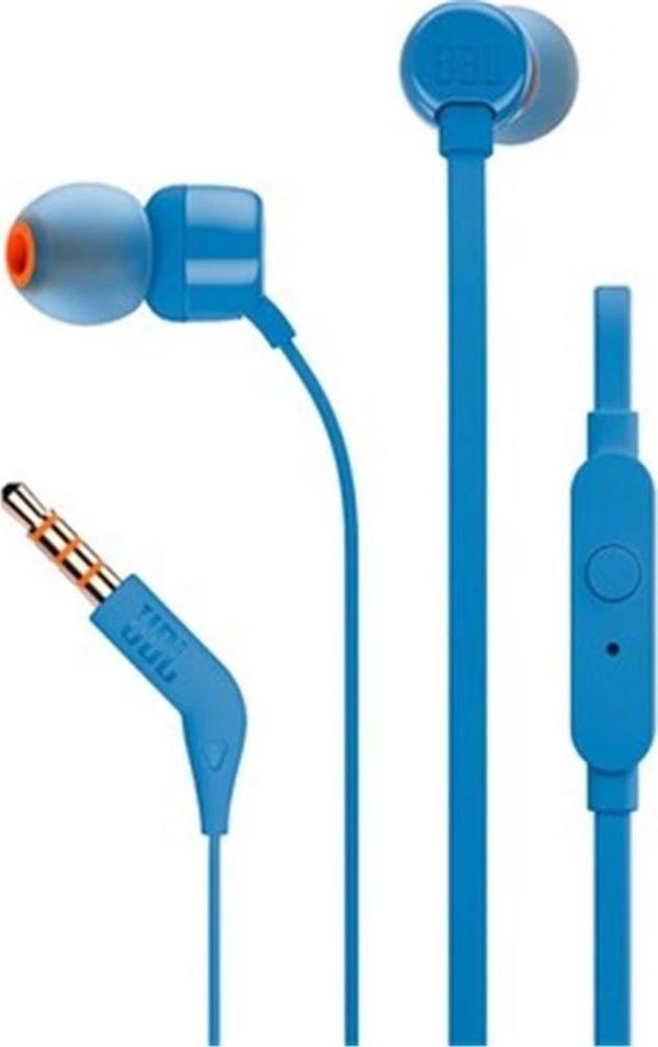 JBL Tune 160 Kulakİçi Mikrofonlu Kulaklık Mavi - Image 1
