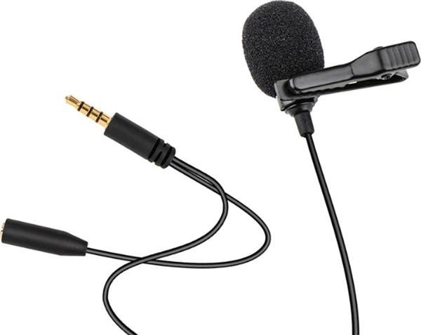 Jwin MIC-100 Metal Mandallı Yaka Mikrofonu -3 Metre - Image 1