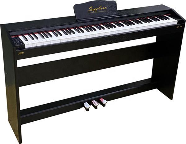 Jwin SDP-100 B Tuş Hassasiyetli 88 Tuşlu Dijital Piyano(Siyah) - Image 1