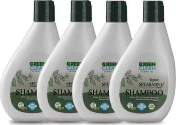 Green Clean Şampuan Seti 4'lü - Nane 275 Ml - Image 1