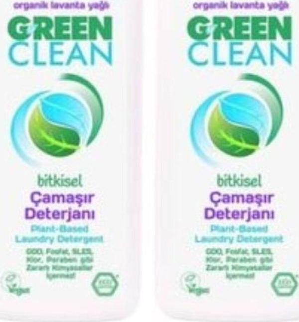 Green Clean Sıvı Çamaşır Deterjanı 1 L X 2'li Set - Image 1