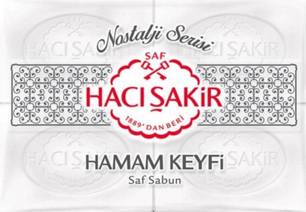 Hacı Şakir Hamam Keyfi Saf Sabun 4x200 gr - Image 1
