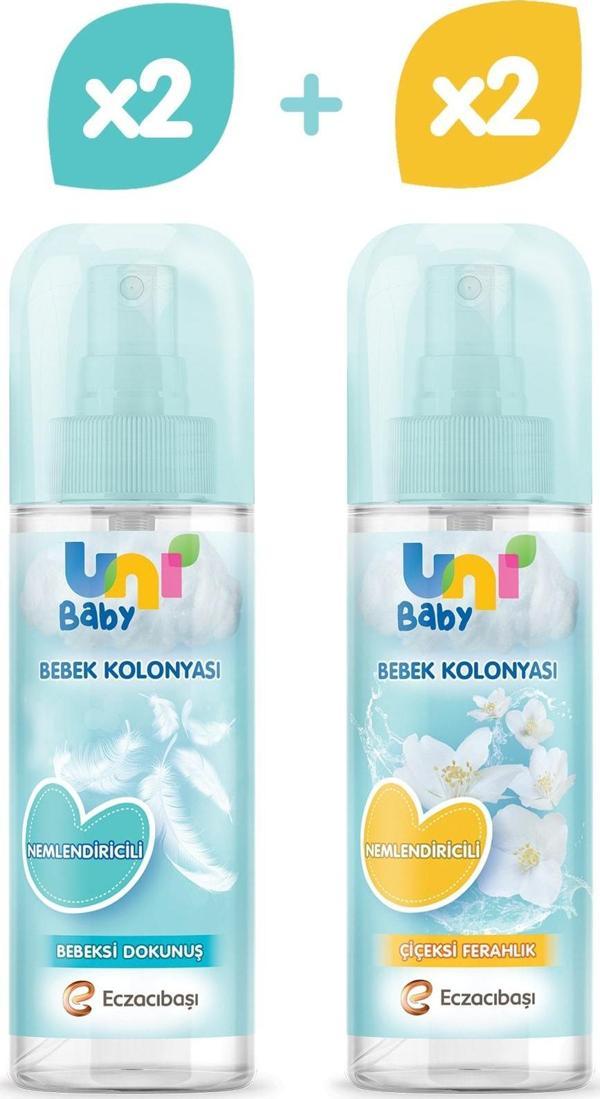 Uni Baby Bebek Kolonyası Bebeksi Kokular 150 ml 2'li Çiçeksi Kokular 150 ml 2'li - Image 1