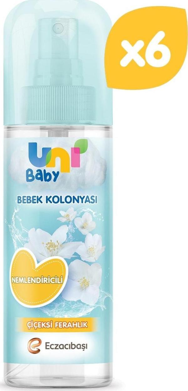 Uni Baby Bebek Kolonyası Çiçeksi Kokular 150 Ml 6'lı - Image 1
