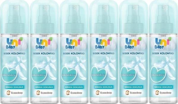 Uni Baby Bebek Kolonyası 150ml Nemlendiricili/bebeksi Dokunuş (6 Lı Set) - Image 1