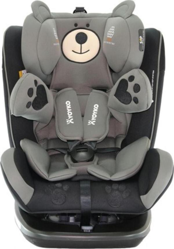 YOYKO Bear Dönebilir Yatabilir 0-36 Kg Oto Koltuğu -Gri / - Image 1
