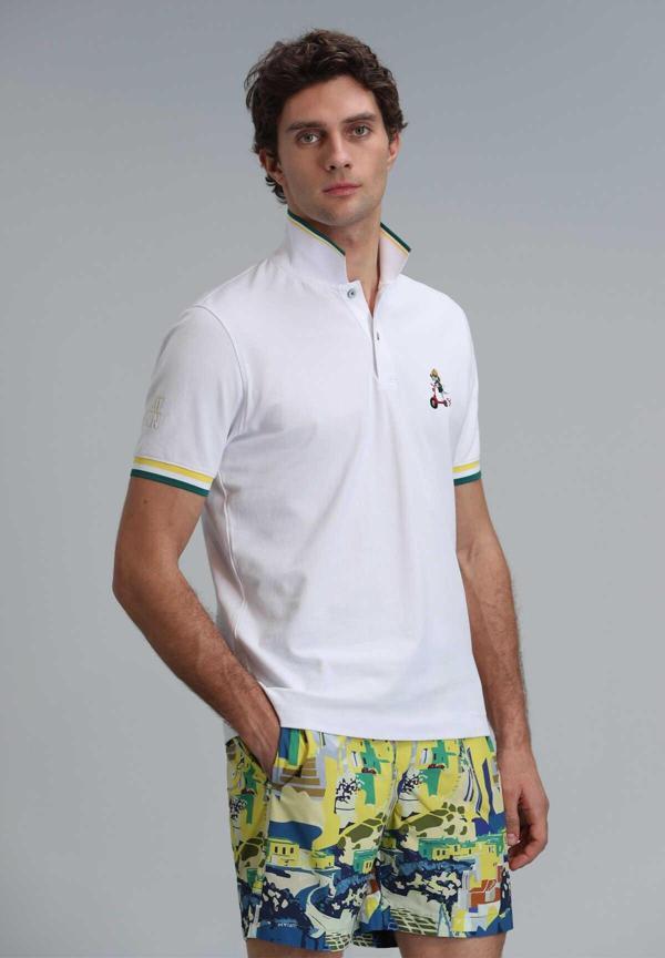 Match Smart Erkek Polo Tişört Beyaz - Image 1