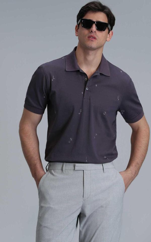 Pascal Smart Erkek Polo Tişört Mürdüm - Image 1