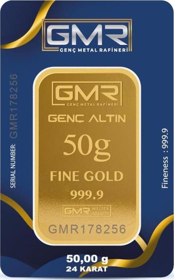 RimaGold 50 gr 24 Ayar 999.9 Milyem GMR Gram Altın - Image 1