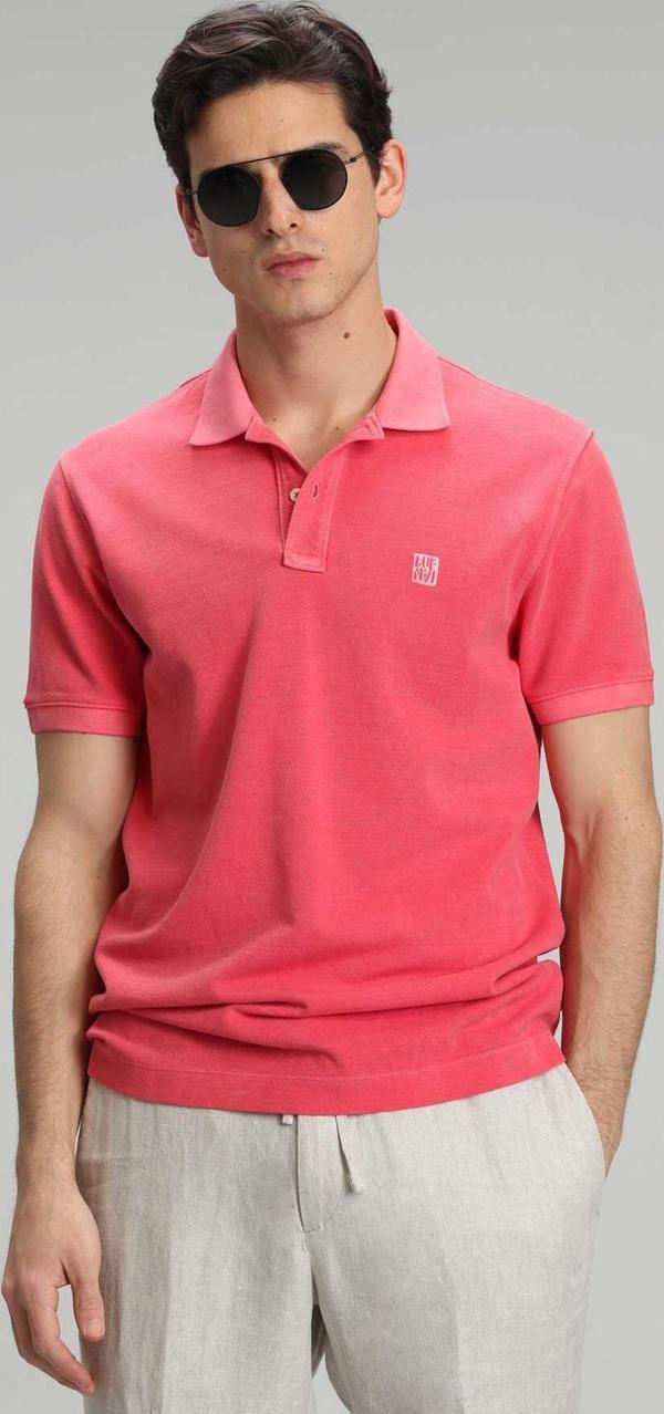 Vernon Spor Polo Yaka Erkek Tişört Mercan - Image 1