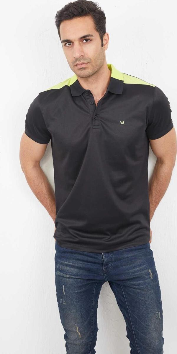 Bandon Polo Erkek Tişört Siyah - Image 1