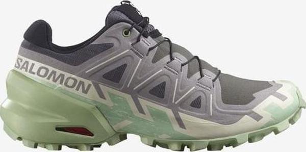Salomon 475820 Speedcross 6 W Castlerock/Vanilla Ice/Smoke Green Kadın Outdoor Ayakkabı - Image 1