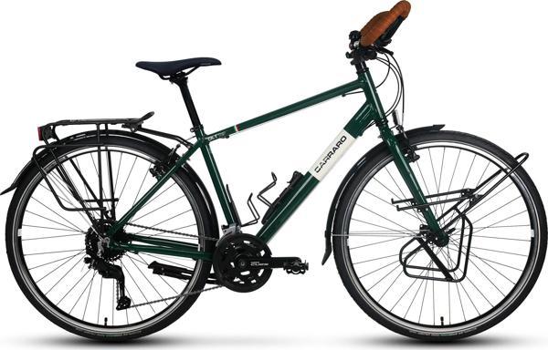Carraro CR-T Trip V Fren Cues 18 Vites 28 Jant Özel Seri Bisiklet Koyu Yeşil Beyaz 58 Kadro - Image 1
