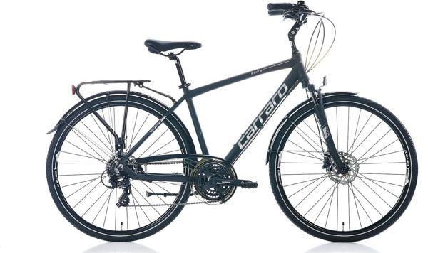 Carraro Elite 706 HD Fren 21 Vites 28 Jant Şehir Bisikleti Siyah Gri Krom 52 Kadro - Image 1