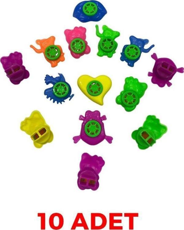 Dudak Düdük - Siren Düdük - Siren Sesi Düdük 10 Adet Nostaljik Oyuncak - Image 1