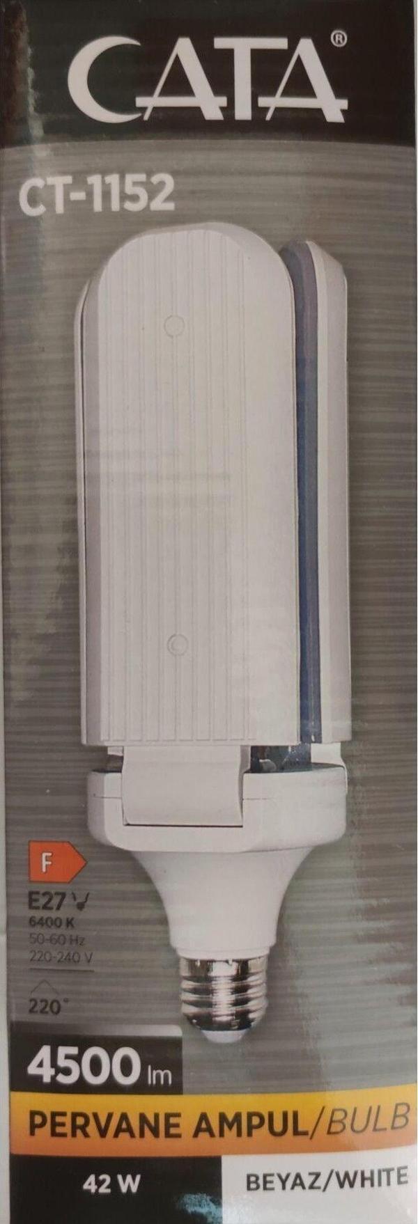 Cata ( 2 Adet ) Ct-1152 42W 3 Kollu Pervane Ampul - Image 1