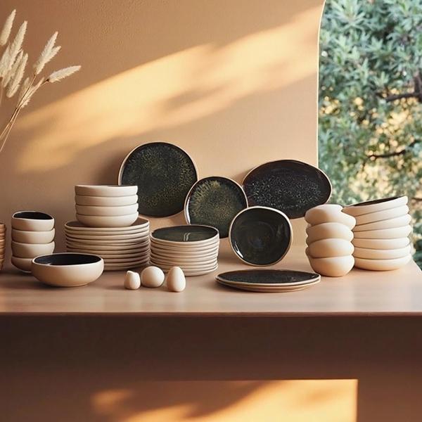 Karaca Earth Collection Galactic 55 Parça 12 Kişilik Yemek Takımı Beyaz - Image 1