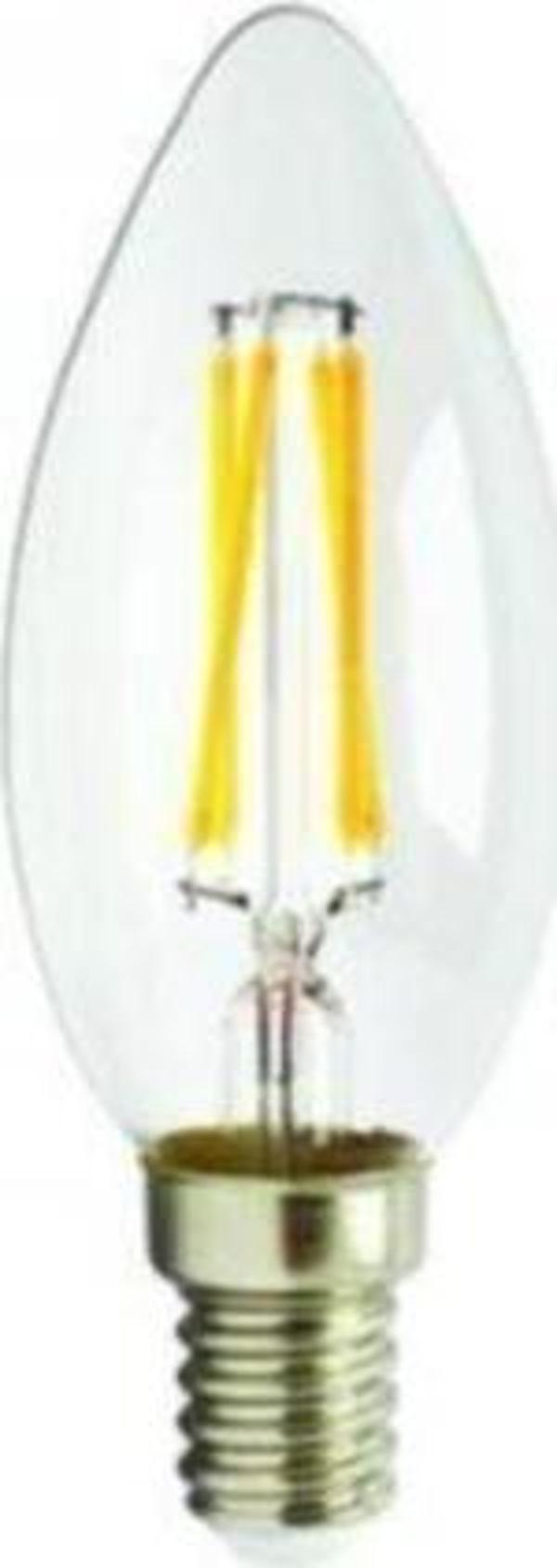 Cata 4 Watt Edison Led Düz Buji Ampul E-14 3200K Gün Işığı Ct-4066 5'^Li Settir - Image 1