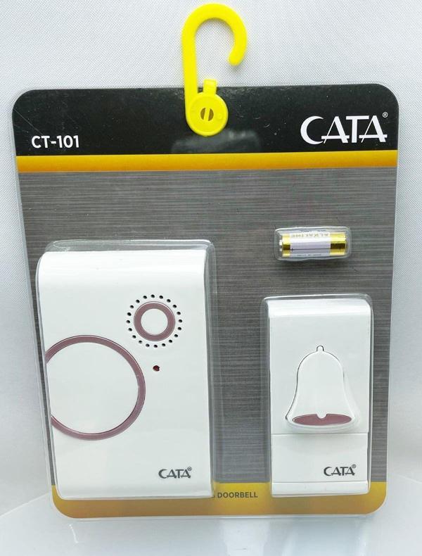 Cata Ct-101 Kablosuz Kapı Zili Farklı Ses Melodili Lüks Uzaktan Kumandalı Zil - Image 1