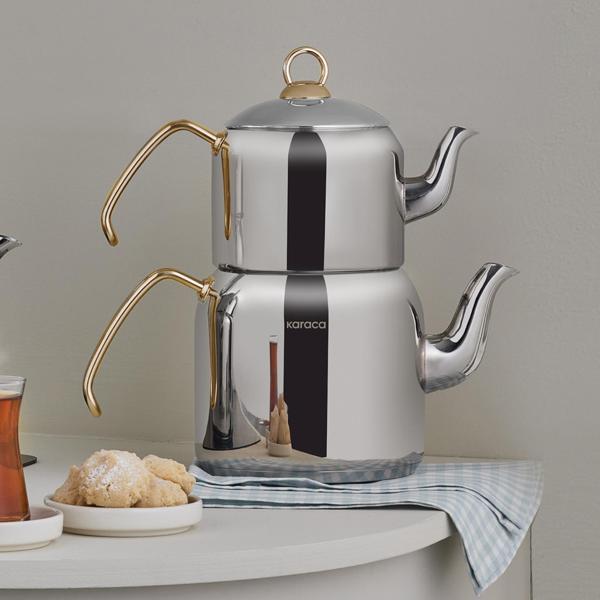 Karaca Esme Midi Çaydanlık Takımı Gold - Image 1