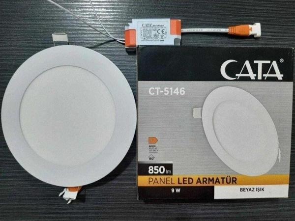 Cata Ct-5146 9W Panel Led Beyaz Işık - Image 1