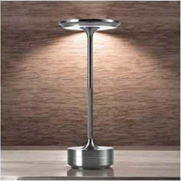 Cata Ct-8438 Toronto Şarjlı 3 Renk Dokunmatik Masa Lambası Silver - Image 1