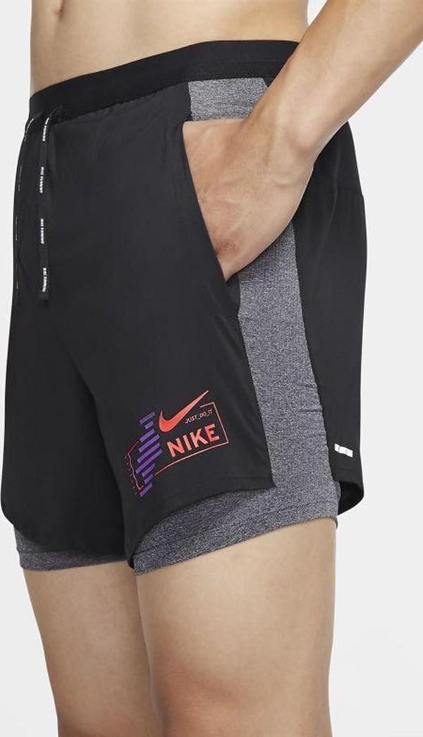 Nike Flex Stride Future Fast Reflektörlü Erkek Şort Siyah - Image 1