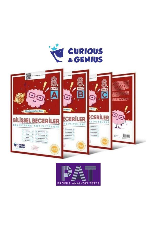 Curious&Genius Bilişsel Beceriler Geliştirme Aktiviteleri 8. Sınıf Mantık Dikkat Kitap Seti (A, B, C Toplam 3 Adet) - Curios & Genius Yayınları - Image 1